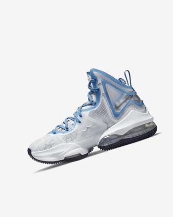 Nike LeBron 19 Blancos Azules Azules | MX 2352